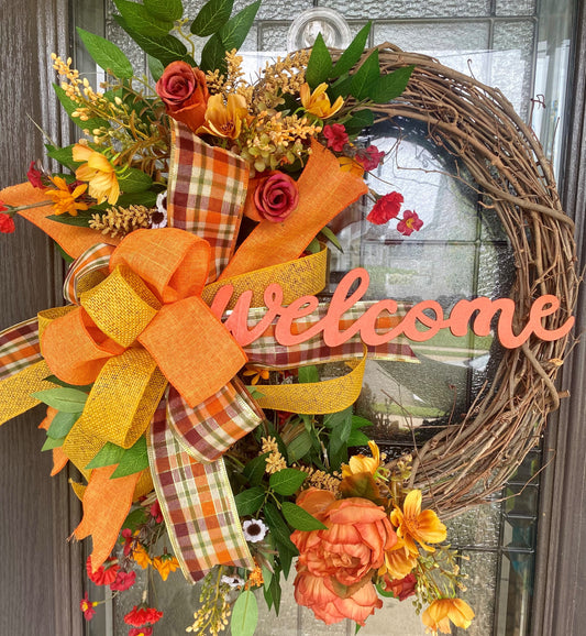 Welcome Fall Wreath